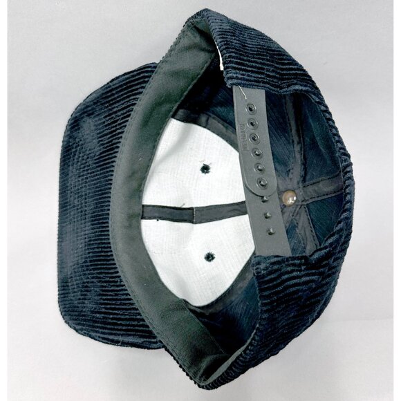 Vintage BEEMAN Precision Arms Airguns Black Corduroy Snapback Hat Patch 80s NOS - Picture 5 of 8